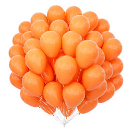 GameTekk, Palloncini Arancioni, Set da 100 Pezzi