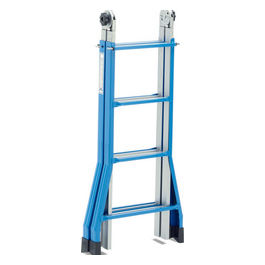 Scala Professionale Everest in acciaio 4+4 Portata 100Kg