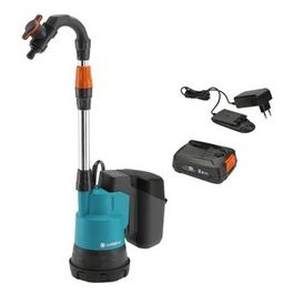 Gardena 2000/2 18V P4A Kit Pompa a Cisterna Acqua Piovana a Batteria