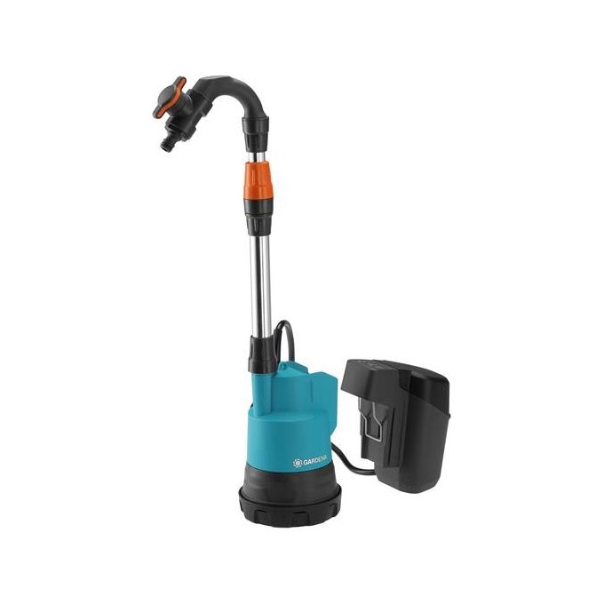 Gardena 2000/2 18V P4A Pompa a Cisterna Acqua Piovana a Batteria