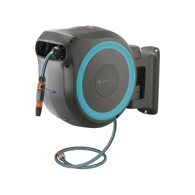 Gardena Avvolgitubo a Parete RollUp M/L Turchese 25mt