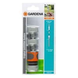 Kit irrigazione per rubinetteria esterna 13 mm 1/2" - 15 mm 1/2" - 15 mm 1/2" - 1 raccordo - 2 naselli per rubinetteria