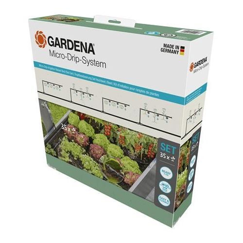 Gardena Micro-Drip-System  Kit aiuola rialz./aiuola (35 piante)