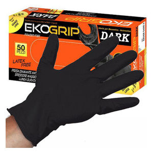 Gardening Guanti Nitrile Eko Grip Dark Powder Free 50 Pezzi M