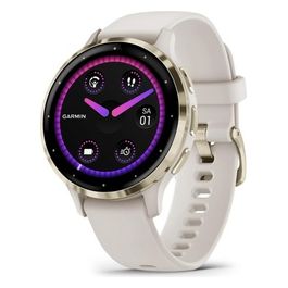 Venu 3S 41mm 1.2'' Amoled GPS Sport Salute Notifiche Ivory & Soft Gold con cinturino in silicone