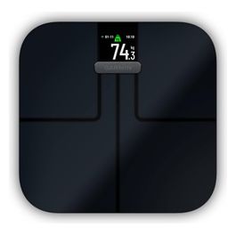 Index S2 Black Bilancia Impedenziometrica con Schermo a Colori fino a 16 Utenti Bluetooth e Wi-Fi Nero