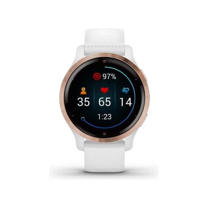 Image of Garmin Venu 2S 40mm 1.1'' Amoled Gps Sport Salute Notifiche Rose oro - bianco