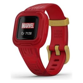 Garmin Vivofit Jr.3 Iron Man Activity Tracker per Bambini Cinturino Regolabile Rosso Iron Man