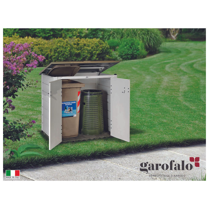 Garofalo Box Portattrezzi Garden Box Evo 100 LT Beige 131x88x133