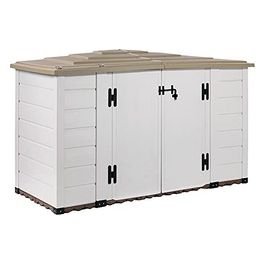 Box Portattrezzi Garden Box Evo 200 LT Beige 212x88x133