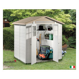 Casetta da Giardino Tuscany evo 200 Beige 220x181x216