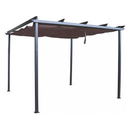 Gazebo Lepanto 3 X 3 per Giardino Resistente e Stabile per Eventi Esterni e Feste all'Aperto