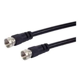 Cavo Antenna Satellitare F 2.5mt Nero