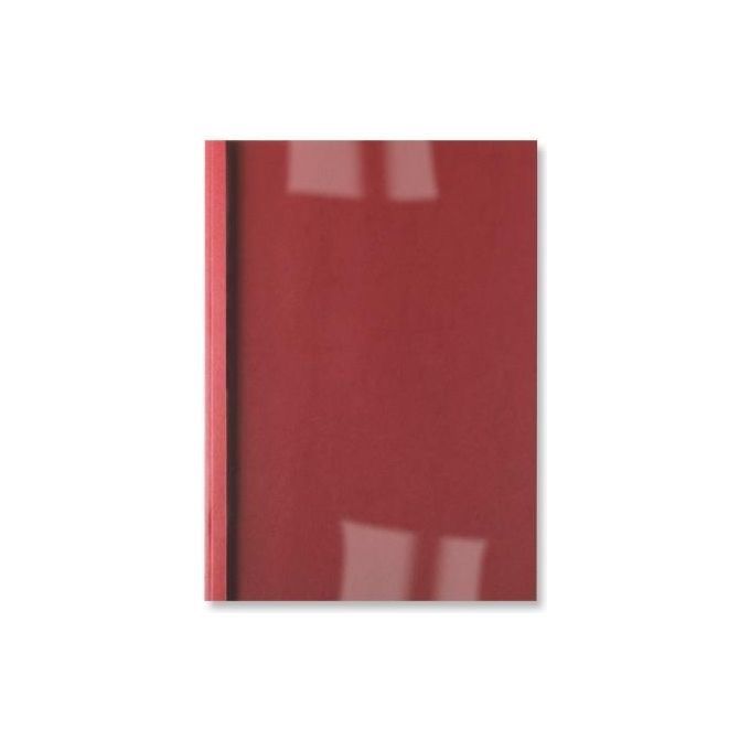 Gbc Cf100 Cartelline Termiche Leathergrain A4 240gr 1.5mm Rosso CapacitÃ  Fogli 15