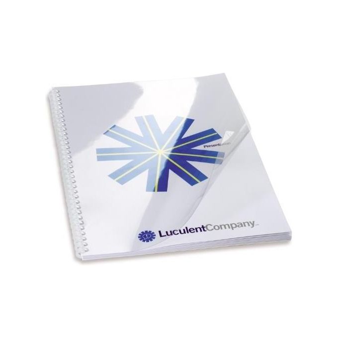 Gbc Cf100 Copertine Pvc A4 180 Micron Trasparente