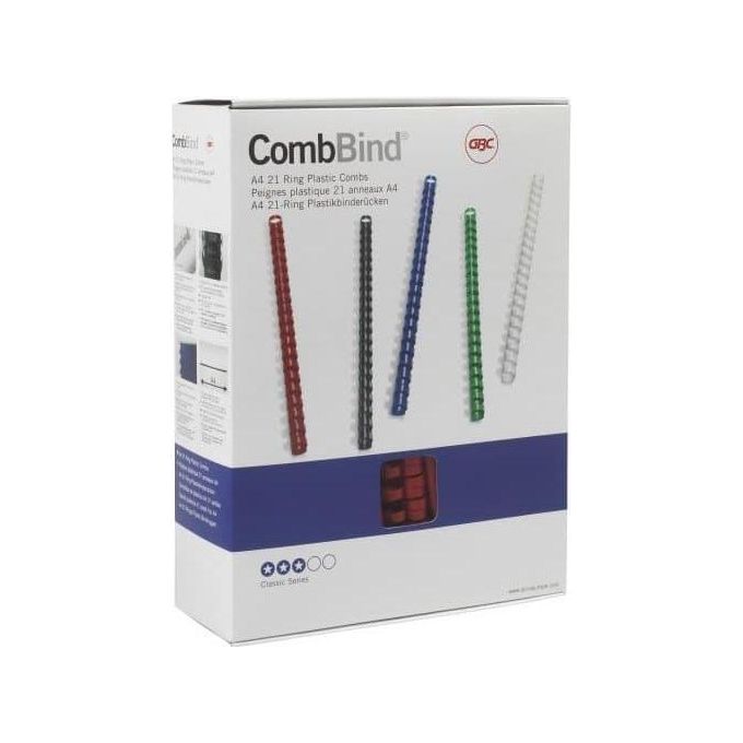 Gbc Cf50 Dorsi Plastici 51mm Bianco