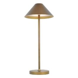 Lampada da Tavolo Liberty Bronzo in Alluminio Ricaricabile 3W 3000k