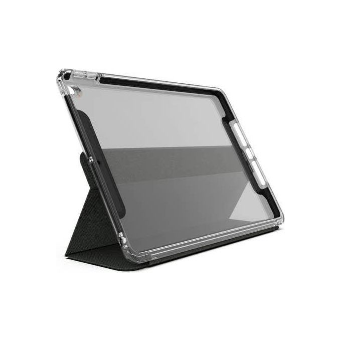 Gear4 Custodia Rugged Brompton per iPad 10.2 con Cover Frontale Rimovibile Smoke