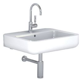 Geberit Easy.02 42065 Lavabo 65X55 Monoforo Bianco