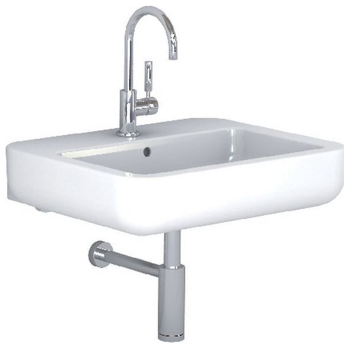 Geberit Easy.02 42065 Lavabo 65X55 Monoforo Bianco