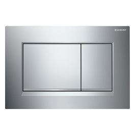 Geberit Sigma30 Placca 2 Tasti Cromo/Satinato/Cromo