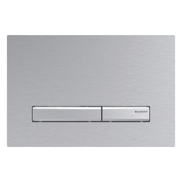 Geberit Sigma50 Placca 2 Pulsanti Cromo/Acciao Spazzolato