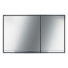 Geberit Sigma60 Placca 2 Pulsanti Quadrati Cromo/Spazzolato