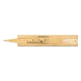 Red Tyre Dread Depth Gauge Brass