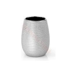 Astrid Bicchiere Porta Spazzolini Argento
