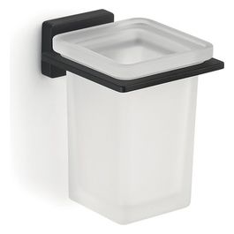 Atena Bicchiere Porta Spazzolini Nero