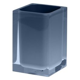 Bicchiere Porta Spazzolino Rainbow Blu Petrolio