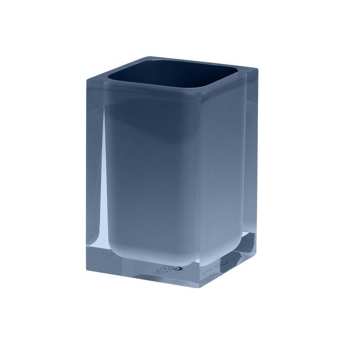 Gedy Bicchiere Porta Spazzolino Rainbow Blu Petrolio