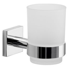 Fuji Bicchiere Porta Spazzolini Cromato