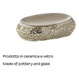 Myosotis Porta Sapone Crema/Oro