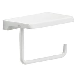 Porta Rotolo Coperto Con Piano D'Appoggio Bianco