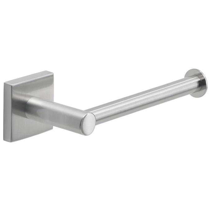 Gedy Porta Rotolo Wc da Parete Fuji Silver Spazzolato