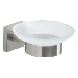 Porta Sapone da Parete Fuji Silver Spazzolato
