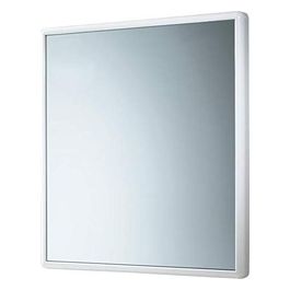 Specchio Senza Luci Con Cornice Bianco Polistirolo 60x55x3,5 Cm