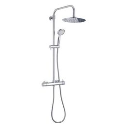 Star Plus 00 Colonna Doccia Con Miscelatore 4 Getti Soffione 23 Cm Cromato