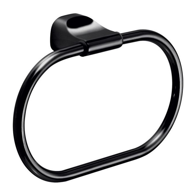Gedy Stelvio Portasciugamani Ad Anello Nero