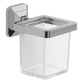 Ventus Bicchiere Porta Spazzolini Cromato