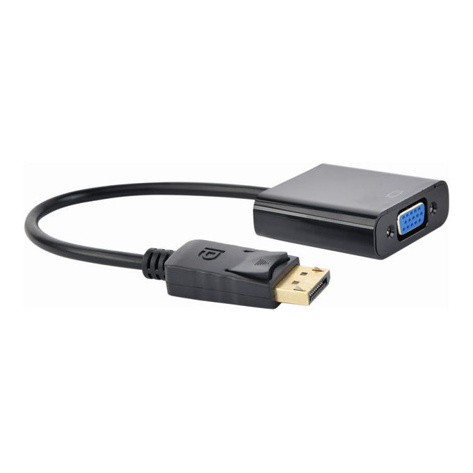 Gembird, Adattatore Video, DisplayPort a VGA, 0.15 m, Nero