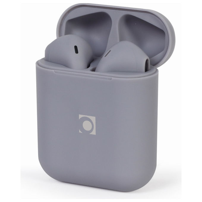 Gembird, Cuffie Wireless In-Ear Bluetooth, Grigio