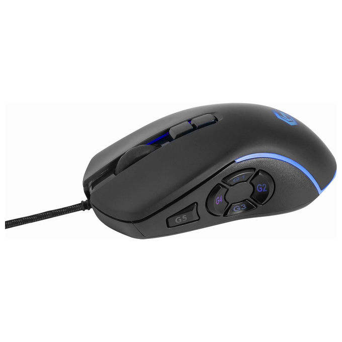 Gembird Mouse Gaming Ragnar RX500 12000 DPI USB Nero