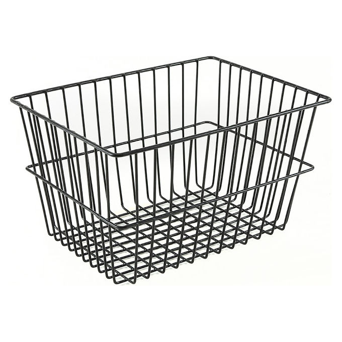 Generico Cestino bicicletta Metallo rettangolare Posteriore Maglia Larga
