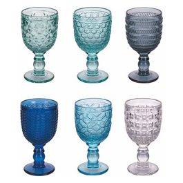 Geometrie Set 6 Calici Ocean 280Ml