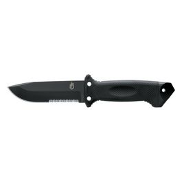 LMF II Infantry Knife Coltello da Sopravvivenza Parzialmente Seghettato Nero