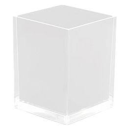 Cestino Gettacarta Poubelle Rainbow Bianco Resina 23,7x18x18 Cm