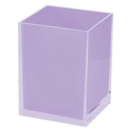 Cestino Gettacarta Poubelle Rainbow Lilla Resina 23,7x18x18 Cm