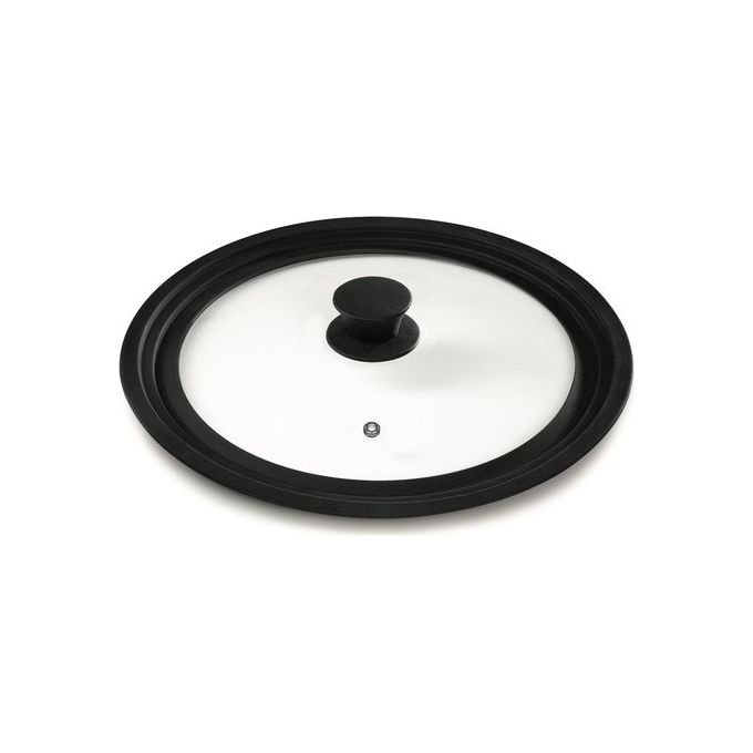 Ghidini Cipriano Coperchio Black Multidiametro pentola 16-18-20cm con Foro Vapore
